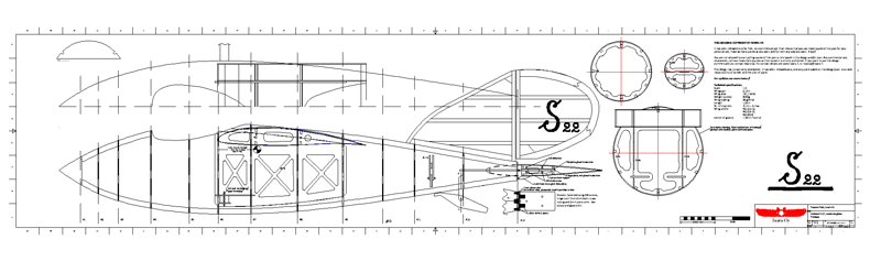 plans for fuselage of Gluhareff S-22